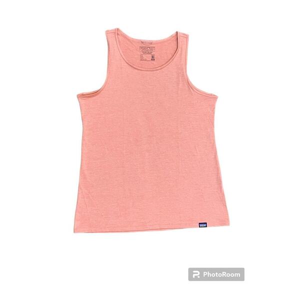NWOT Patagonia Capilene Cool Light Coral Daily Tank Top - Picture 2 of 6
